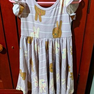 Dot Dot Smile Peace Empire Dress NWT